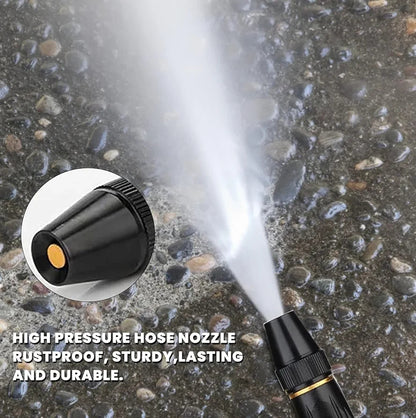 High Pressure Water Spray Nozzle Power Washer Spray Gun for Car Wash, Garden, Lawn Watering | Adjustable Multi Spray Modes Hose Pipe Water Gun Irrigation Tool Plastic