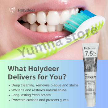 Hydroxyapatite Toothpaste – Fluoride-Free Nano Toothpaste for Sensitive Teeth | Advanced Enamel Protection, Fresh Breath & Gentle Whitening