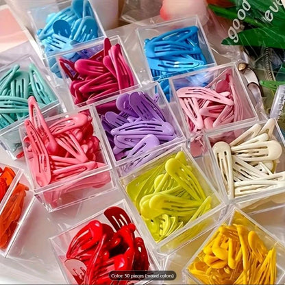 Y2K Candy Color Hair Clips – Multifunctional Retro Hair Accessories for Women & Girls