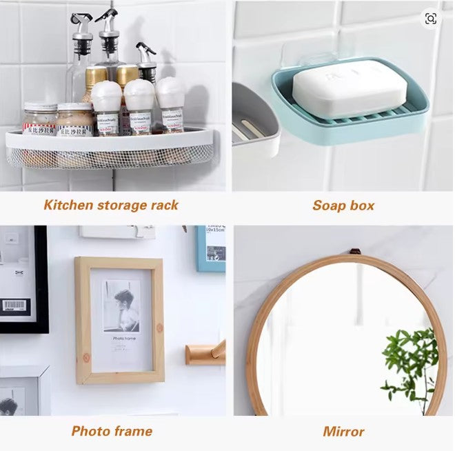 Invisible Double-Sided Self-Adhesive Hooks