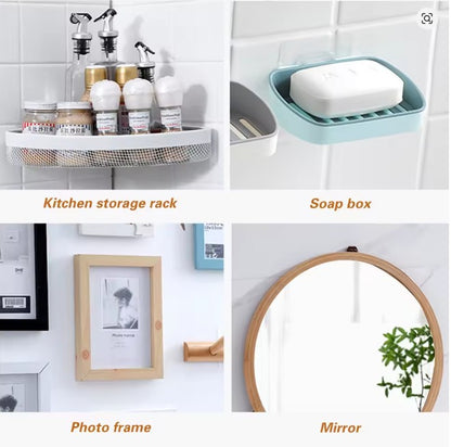 Invisible Double-Sided Self-Adhesive Hooks