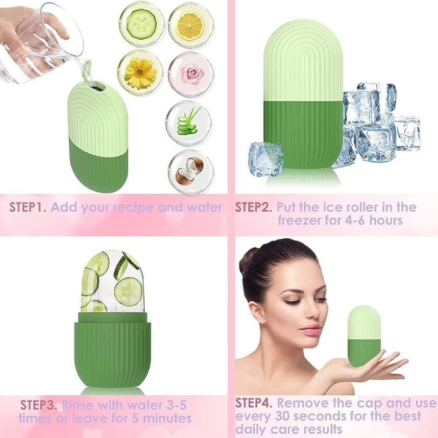 Silicone Cube Facial Ice Roller