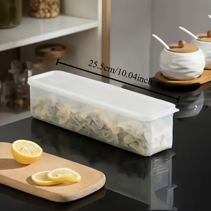 6pcs Food Grade Plastic Satorage Boxes with Lids