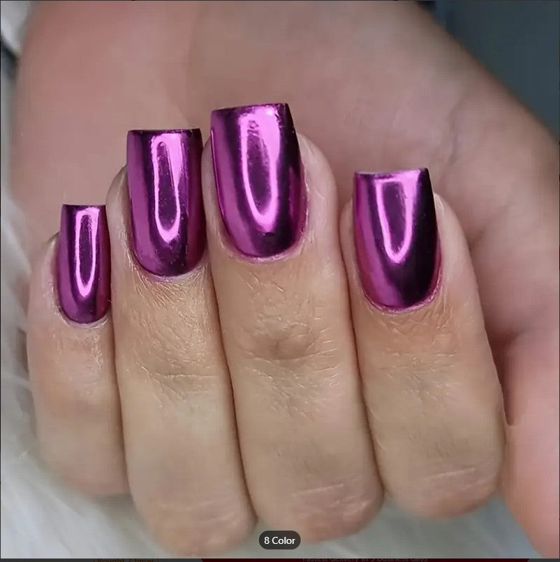 Diamond Acrylic Fake Nails Set