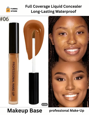 6-Color Matte Concealer – Waterproof, Long-Lasting, Lightweight & Oil-Control Formula