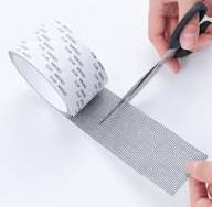 Waterproof Self-Adhesive Window Screen Repair Tape, Anti-Insect Mesh Patch For Dorm Doors/Curtains, Strong Adhesive Repair Tape For Torn Screens, 2M/78.74INCH Length