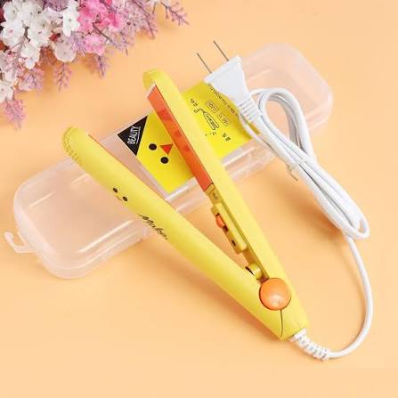 Mini Hair Straightener – Portable Ceramic Hair Straightening Iron | Fast Heating Travel Hair Styler for Women & Girls