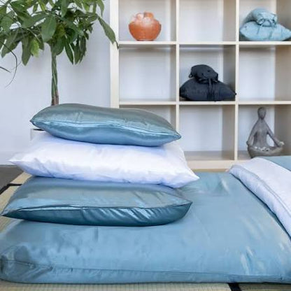 silk pillow case soft premium luxury silk random colour
