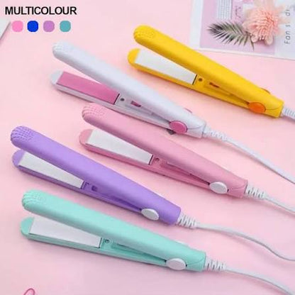 Mini Hair Straightener – Portable Ceramic Hair Straightening Iron | Fast Heating Travel Hair Styler for Women & Girls
