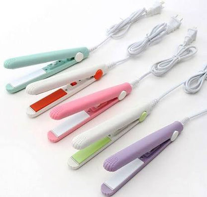 Mini Hair Straightener – Portable Ceramic Hair Straightening Iron | Fast Heating Travel Hair Styler for Women & Girls