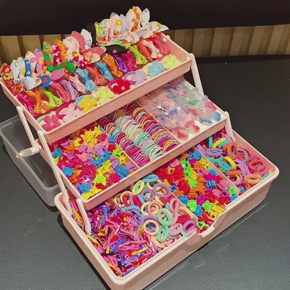 55pcs Multicolor Butterfly Hair Clips for -