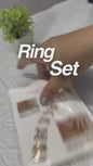 Pack of 8 Pieces Rings Set For Girls Wave Twist Pearl Finger Rings For Women Wedding Gift Retro Infinite Adjustable Pack of 8 Ring Set For Women Birthday Gift Pack of 8 Rings For Girls