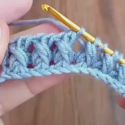 6pcs Colorful Plastic Handle Aluminum Crochet Hooks Set – Premium Knitting & DIY Craft Tools for Beginners & Experts