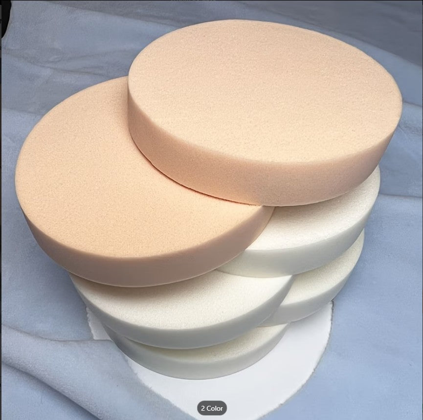 Round Makeup Sponges – Dual Use Wet & Dry Foundation Sponge